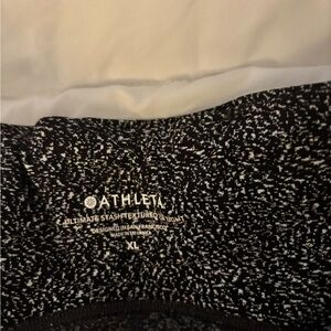 Athleta Black and White Patterned Leggings